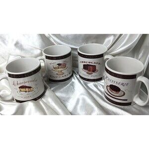 ONEIDA "Sweets Collection" SET OF 4 STONEWARE MUGS